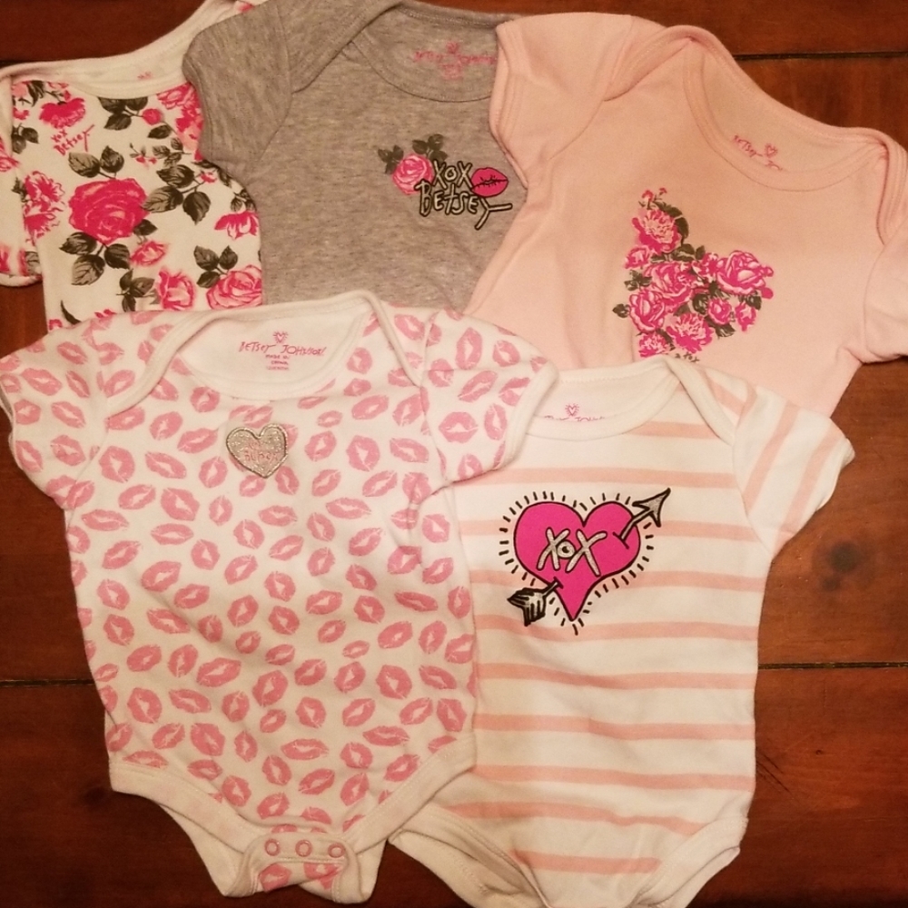 Betsey Johnson Onesie Set 6-9m